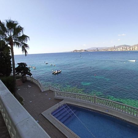 Estudio Primera Linea Con Acceso Privado Al Mar Benidorm Bagian luar foto