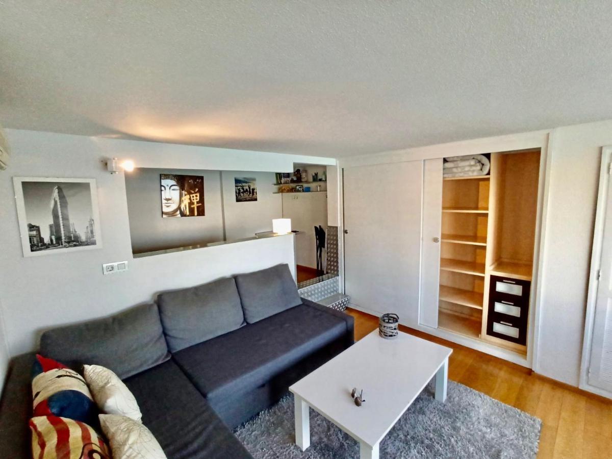Estudio Primera Linea Con Acceso Privado Al Mar Benidorm Bagian luar foto