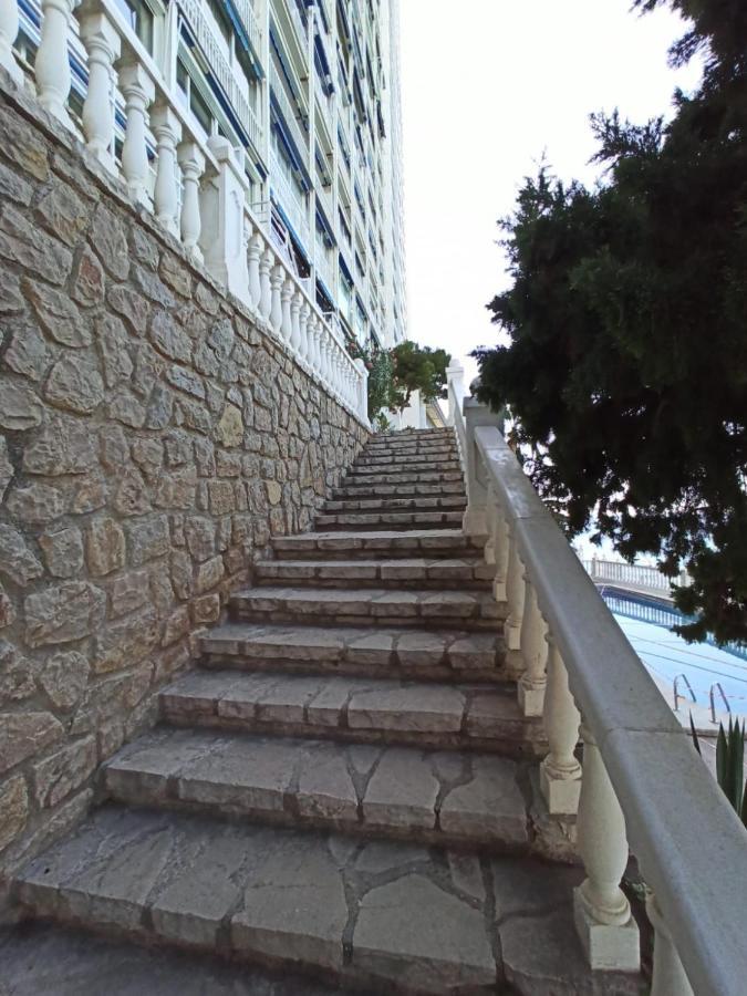 Estudio Primera Linea Con Acceso Privado Al Mar Benidorm Bagian luar foto