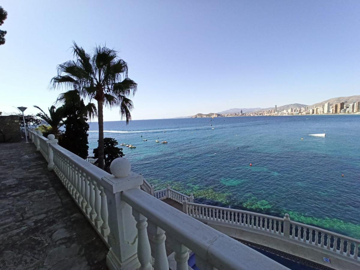 Estudio Primera Linea Con Acceso Privado Al Mar Benidorm Bagian luar foto